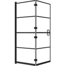 zahrada-XL Skládací sprchový kout ESG 120 x 140 cm černý