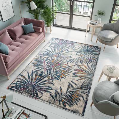 Modern Rugs Ombre G051B WHITE/DARK BLUE