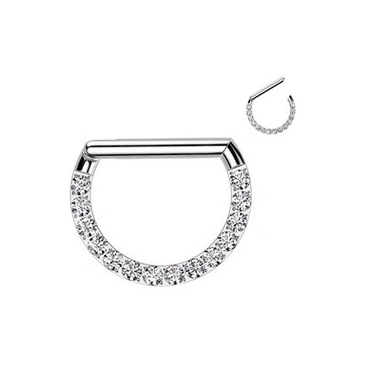 Šperky4U piercing segment půlkruh titan TIT1341-1206 – Zboží Dáma