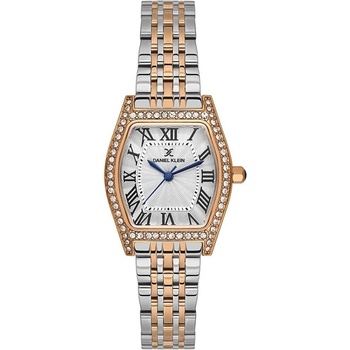 Daniel Klein DK. 1.14106-6 - Дамски часовник, Premium, Кварцов, 27x34mm, 3 ATM, Розово злато
