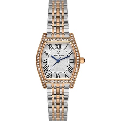 Daniel Klein DK. 1.14106-6 - Дамски часовник, Premium, Кварцов, 27x34mm, 3 ATM, Розово злато