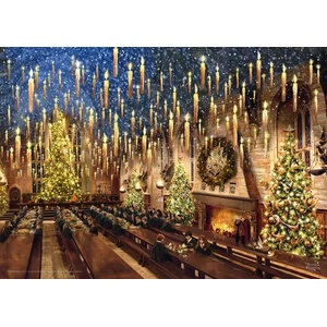 Schmidt Spiele - Puzzle Kinkade: Harry Potter - Great Hall Express - 1 000 piese