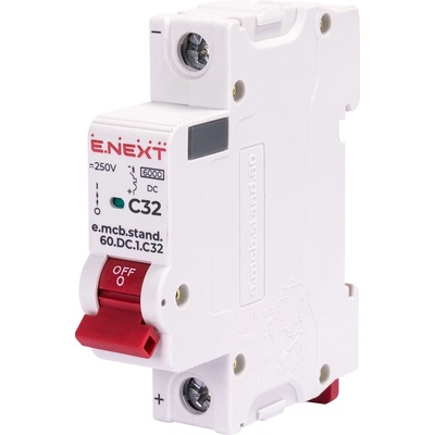 E.NEXT Jistič DC C32 32A 1P 250V DC 6 kA