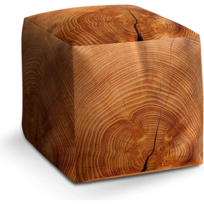 Sablio Taburet Cube Dřevo 2: 40x40x40 cm – Zbozi.Blesk.cz