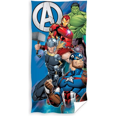 Carbotex Bavlněná plážová osuška Avengers Endgame 70 x 140 cm