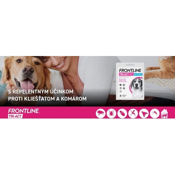 Frontline Tri-Act Spot-On Dog M 10-20 kg 1 x 2 ml