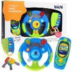 Ramiz Kids Interactive Driver Kit 3+ Steering Wheel + Remote Control with Keys + Phone + Sounds Light