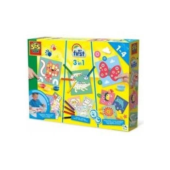 SES Creative Комплект за рисуване/рисуване, SES Creative, 1-4 години, Многоцветен