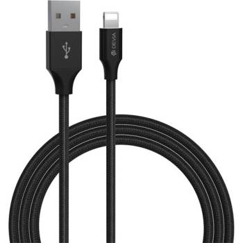 DEVIA IPAD / IPAD 2 / IPAD 3rd Gen DEVIA GRACIOUS кабел за данни USB - Lightning, 100cm, ЧЕРЕН EC404_B (EC404_B)