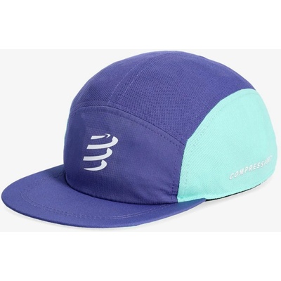 Compressport 5 Panel Cap orient blue/pool blue