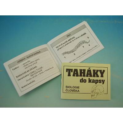 Taháky do kapsy - Biologie člověka Fajma