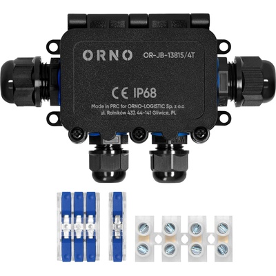 ORNO Povrchová spojovací krabice IP68, 2x M20, 2x M16 | Zboží Auto