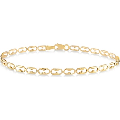 Lillian Vassago Celozlatý článkový náramek LLV06-GB152