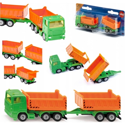 Siku 1685 Blister Nákladní auto se sklápěcí korbou a vlekem – Sleviste.cz