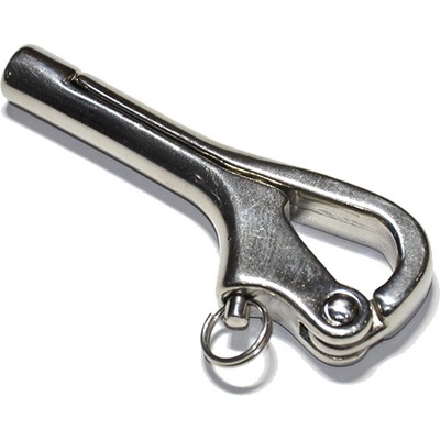 Uvoľňovacia karabína Pelikan, nehrdz. oceľ A4, M8x13mm
