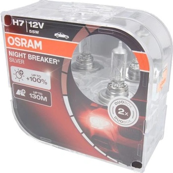 Image 1 of OSRAM Крушка OSRAM H7, 12V, 55W, 1500lm, 2 броя