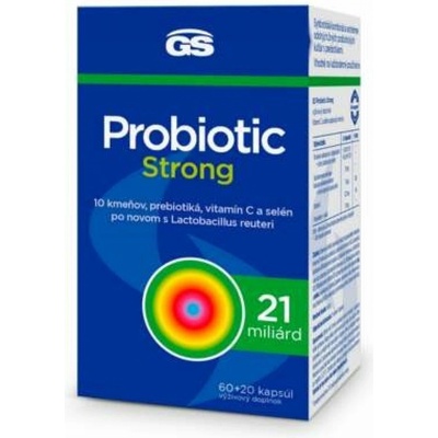 GS Probiotic Strong 60+20 kapsúl