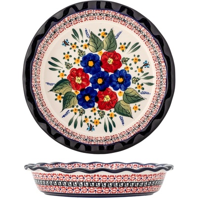Bloomingville Глинена чиния за сервиране ø 26, 5 cm Florist - Bloomingville (82072588)