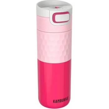 KAMBUKKA Термочаша от неръждаема стомана Kambukka Etna Grip с термокапак 3 в 1 Snapclean®, 500 мл, Diva Pink (11-01048)