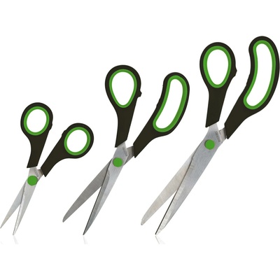 BANQUET nůžky sada 3díl. (14,21,24cm) ČER/ZE CULINARIA MAT266113