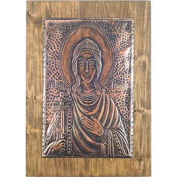 МЕДНА ИКОНА ГОЛЯМА СВЕТА ИРИНА