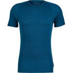 Devold Мъжко мериносово термобельо Devold Lauparen Merino 190 Base Tee Merino base layer - Flood - размер XXL (015-2114-0115)
