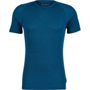 Devold Мъжко мериносово термобельо Devold Lauparen Merino 190 Base Tee Merino base layer - Flood - размер XXL (015-2114-0115)