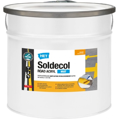 HET Soldecol ROAD ACRYL M 10 l Bílá