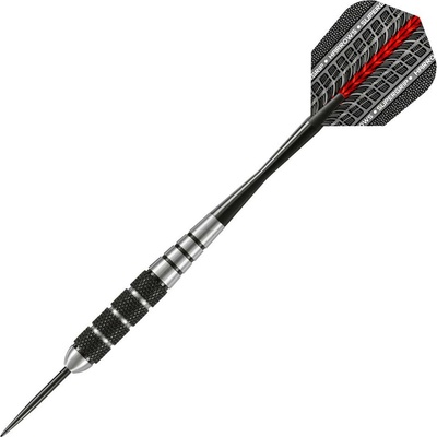 Sada steel šípok Harrows Black Jack K 22g, Inox