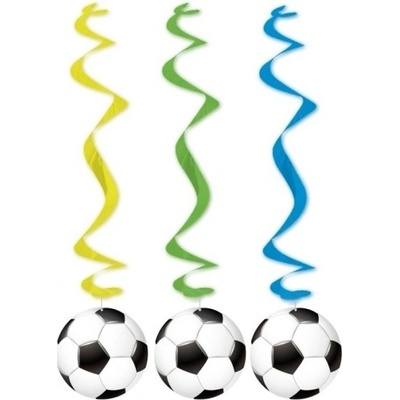 Godan Dekorácia závesná Futbal 3 ks