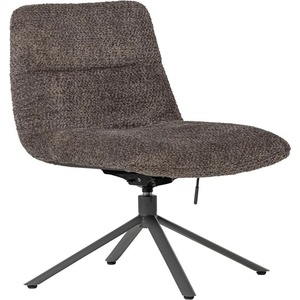 WOOOD Кафяво въртящо се кресло от прежда с примки от букле Soren - WOOOD (377829-B)