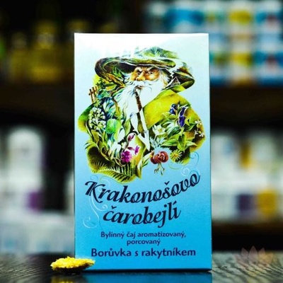 Krakonošovo čarobejlí čaj Borůvka s rakytníkem 20 tablet