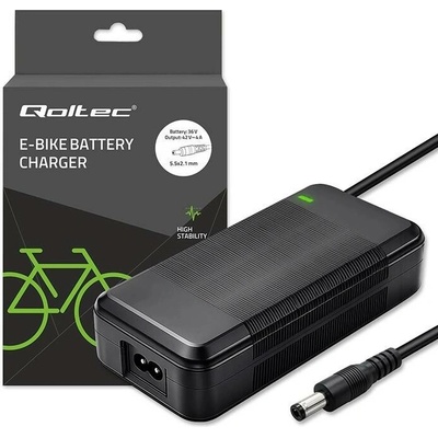 Nabíječka pro elektrokolo a skútr 36 V (42 V, 4 A, 5.5×2.1) + napájecí kabel