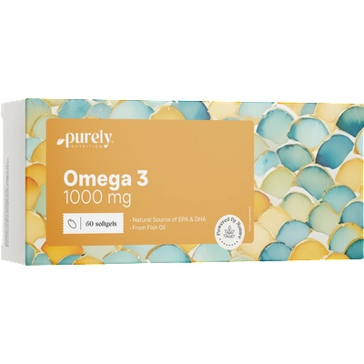 Purely Nutrition Omega-3 1000 mg - 60 гел-капсули