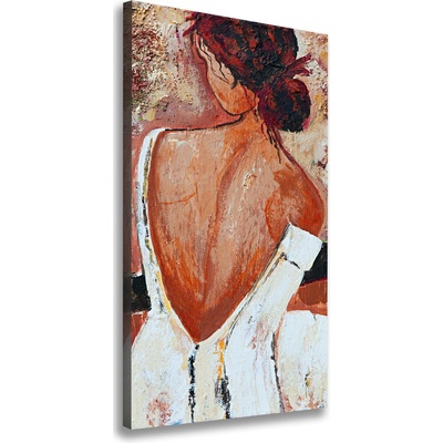 Vertikálny moderný obraz canvas na ráme Žena 50x100 cm
