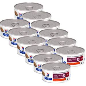 Hill's Hill s Prescription Diet i/d Грижа за храносмилането консерви за котки 12 x 156 г