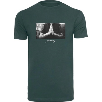 Mister Tee Тениска Pray Tee bottlegreen 5XLUB-MT157-02245 - Тъмносив, размер M
