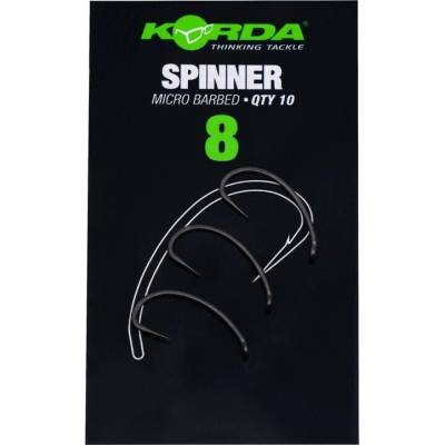Korda háčky Spinner bez protihrotu 10 ks vel.8