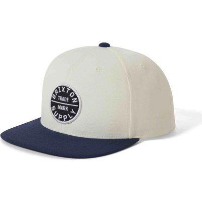 BRIXTON Oath Iii Snapback Off White/Midnight Blue OFWMB