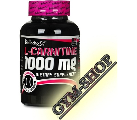 BioTech USA L-Carnitine 1000 30 tabliet od 8,9 €