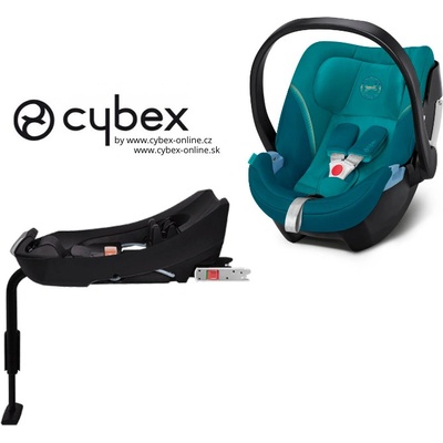 Cybex Aton 5 2022 + Cybex Aton Base 2-Fix River Blue