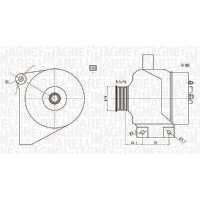 Alternátor MAGNETI MARELLI 063731861010