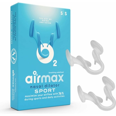 Airmax Sport - nosný dilatátor pre lepšie dýchanie nosom - veľkosť S - 2 ks