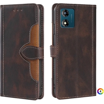 Motorola Moto E13 4G Magnetic Wallet Калъф и Протектор