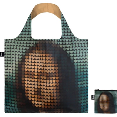 Skladacia nákupná taška LOQI PIX & LOVE Mona Lisa