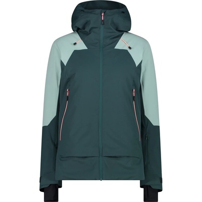 CMP Дамско поларено яке CMP Women's Jacket Fix Hood Twill Ski jacket - Trek Green - размер 36 (EU) (105-6206-0312)