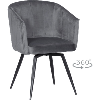 Carmen Трапезен стол venice - графит (3532130)