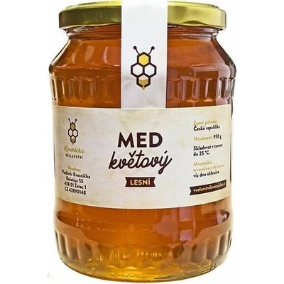 Včelařství Kvasnička Med květový "Lesní", český 950 g