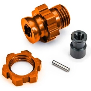 Traxxas главина на колелото къса 17mm с канали оранжева