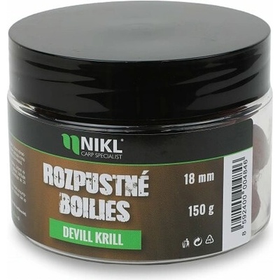 Karel Nikl Rozpustné Boilies Devill Krill 150g 18mm